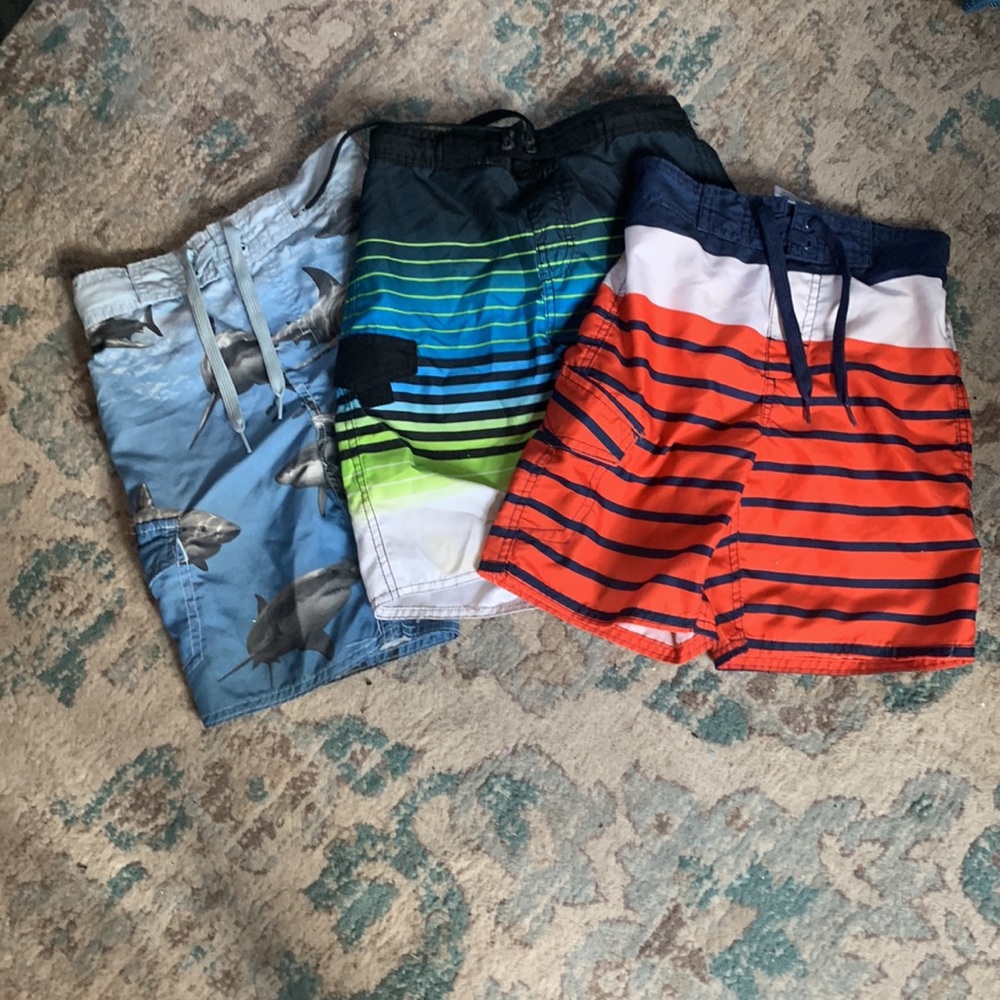 Lot of 3 boys swim trunks